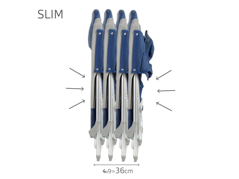 Плажен стол Aktive Slim Сгъваем Морско син 47 x 87 x 58 cm (2 броя) NaN от | techMAG.bg Плажен стол Aktive Slim Сгъваем Морско син 47 x 87 x 58 cm (2 броя) NaN – BB Сгъваеми столове