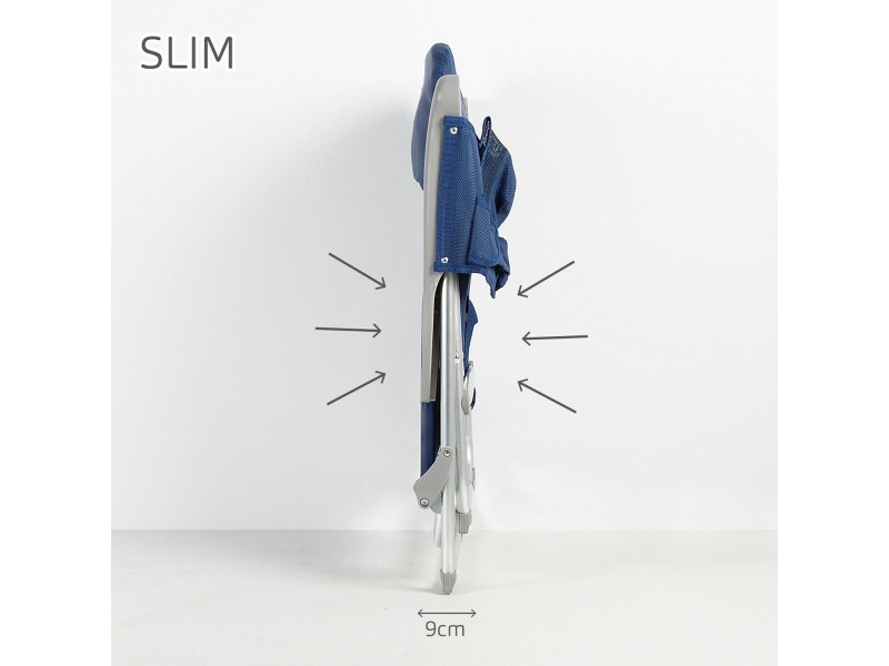 Плажен стол Aktive Slim Сгъваем Морско син 47 x 87 x 58 cm (2 броя) NaN от | techMAG.bg Плажен стол Aktive Slim Сгъваем Морско син 47 x 87 x 58 cm (2 броя) NaN – BB Сгъваеми столове