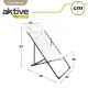 Полулегнал шезлонг Aktive Бял 53 x 87 x 78 cm (4 броя) NaN –  BB Шезлонги