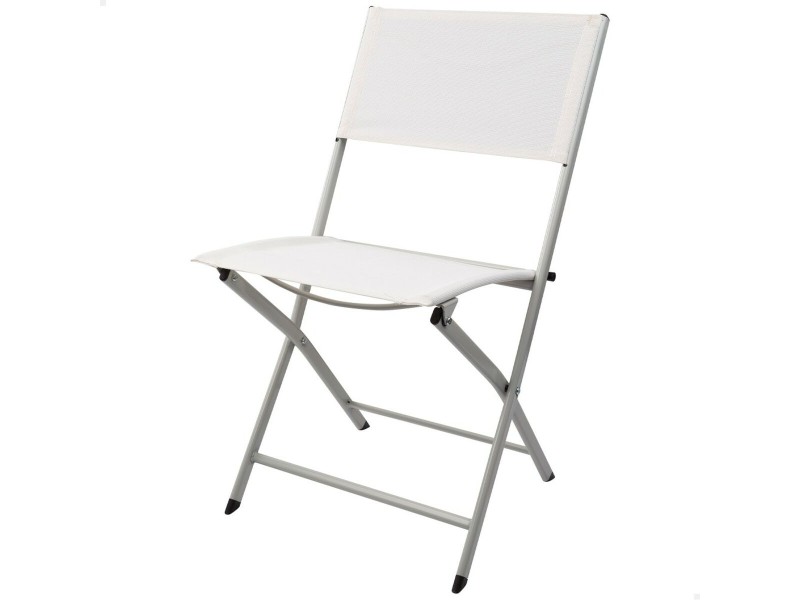 подплатен къмпинг стол Aktive Бял 46 x 81 x 55 cm (4 броя) NaN –  BB Сгъваеми столове
