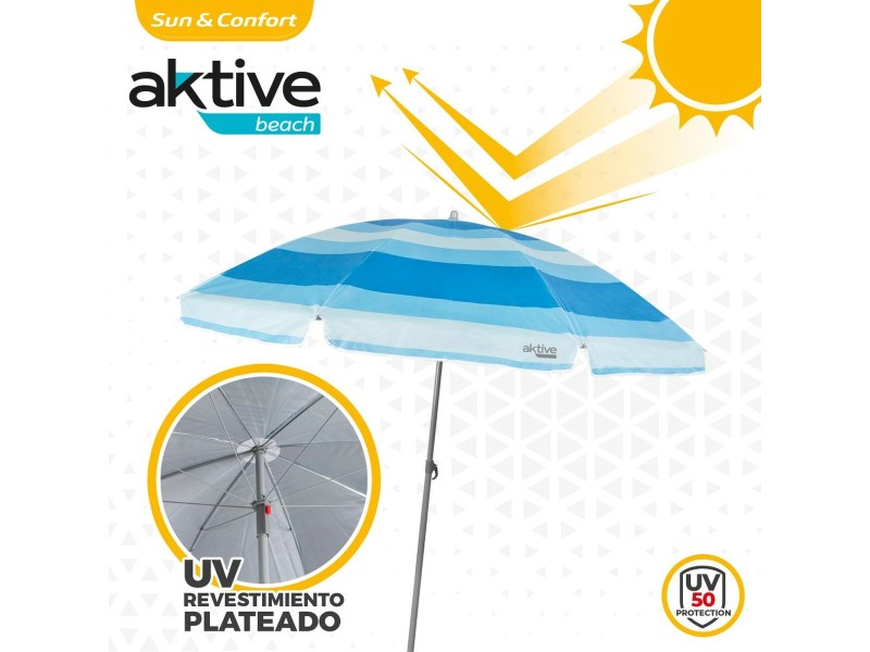 Päikesevari Aktive Син полиестер 200 x 194,5 x 200 cm (6 броя) NaN –  BB Чадъри