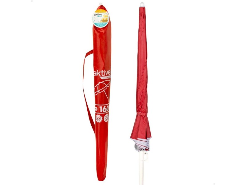 Чадър Aktive Ø 160 cm 160 x 166 x 160 cm UV50 (12 броя) NaN –  BB Чадъри