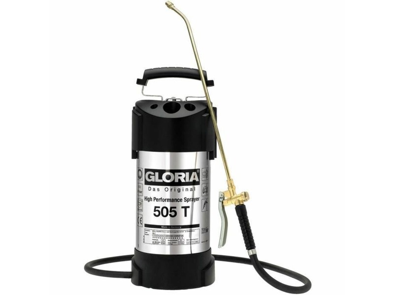 Пръскачка под Налягане за Градината. Gloria 505t Неръждаема стомана Месинг 6 BAR 5 L NaN –  BB Пръскачки