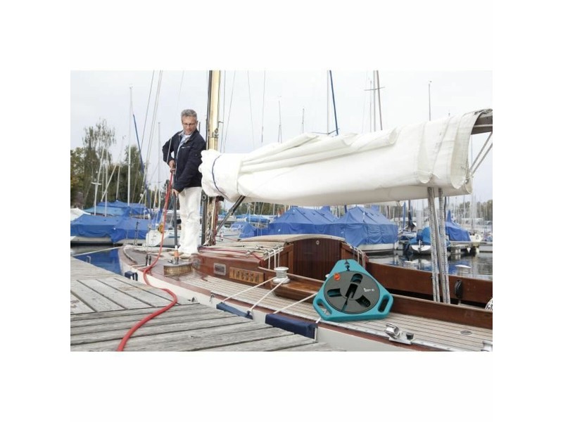 Маркуч Gardena 756-U Roll-Fix Плосък Текстил Пластмаса 15 m NaN –  BB Градински маркучи