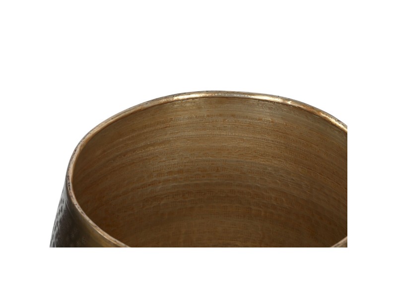 Комплект Саксии за цветя Home ESPRIT Златен Алуминий 47 x 47 x 40,5 cm NaN –  BB Саксии