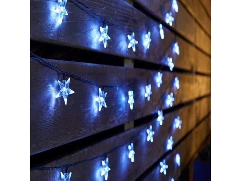 Гирлянда от LED Светлини Super Smart Ultra Студена светлина Звезди NaN –  BB Гирлянди за външно осветление