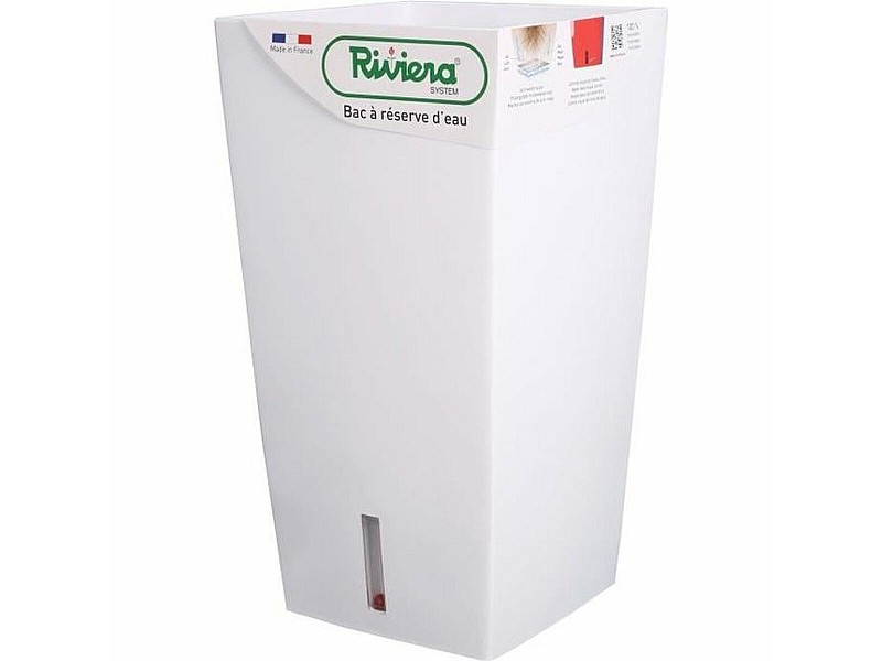 Саксия Riviera Бял 28 x 28 x 52 cm NaN –  BB Саксии