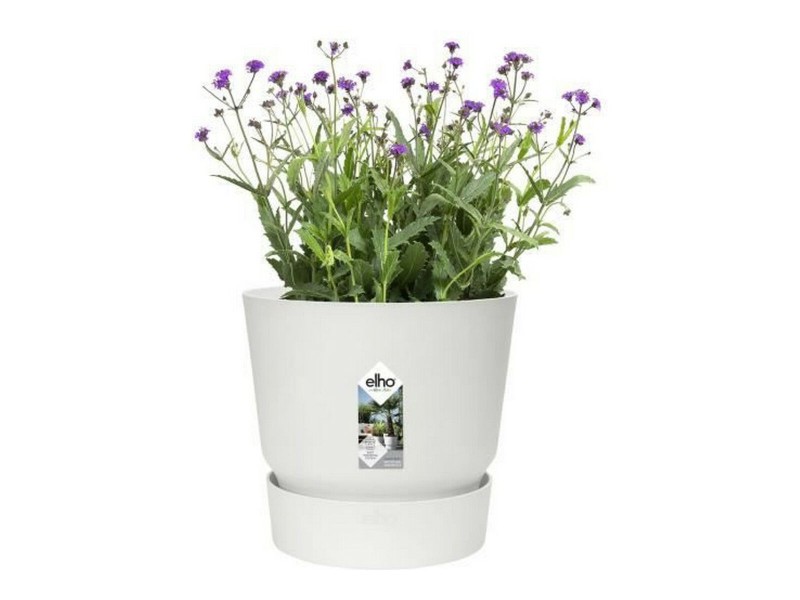 Саксия Elho 0464344715000 Бял Кръгъл NaN –  BB Саксии