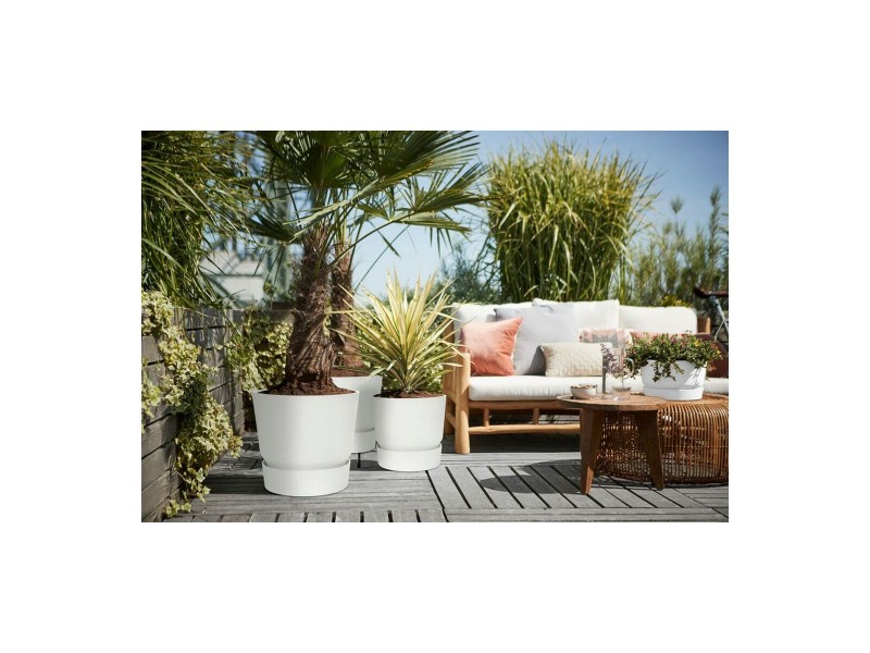 Саксия Elho 0464344715000 Бял Кръгъл NaN –  BB Саксии