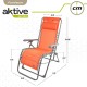 Lamamistool Aktive textileen Оранжев 160 x 76 x 52 cm NaN –  BB Шезлонги