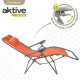 Lamamistool Aktive textileen Оранжев 160 x 76 x 52 cm NaN –  BB Шезлонги