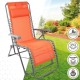 Lamamistool Aktive textileen Оранжев 160 x 76 x 52 cm NaN –  BB Шезлонги