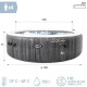 Надуваем СПА Intex Purespa Greywood Deluxe 28440EX 220-240 V 4 места 1741 l/h NaN –  BB Джакузи и СПА