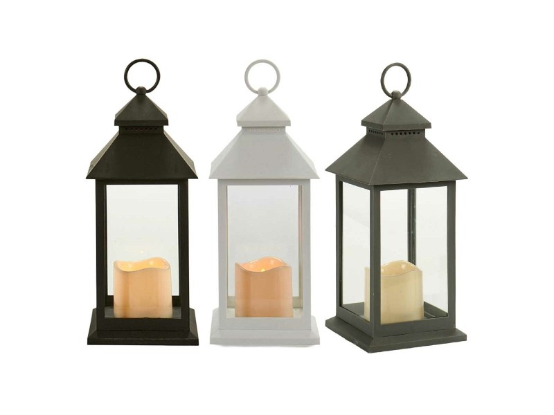 LED Фенер Gift Decor B2269 PALET B2269 PALET Бял Черен Кристал Пластмаса 13,5 x 34,5 x 13,5 cm (12 броя) NaN от | techMAG.bg LED Фенер Gift Decor B2269 PALET B2269 PALET Бял Черен Кристал Пластмаса 13,5 x 34,5 x 13,5 cm (12 броя) NaN – BB Улични лампи