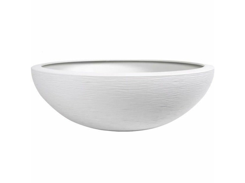 Саксия EDA Ø 59 cm Бял Пластмаса Кръгъл NaN –  BB Саксии