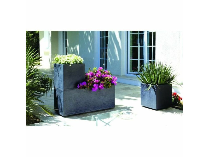 Саксия EDA Антрацит Пластмаса 99 x 39 x 43 cm NaN –  BB Саксии
