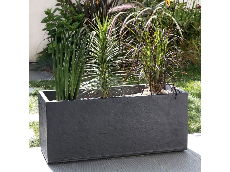 Саксия EDA Антрацит Пластмаса 99 x 39 x 43 cm NaN –  BB Саксии