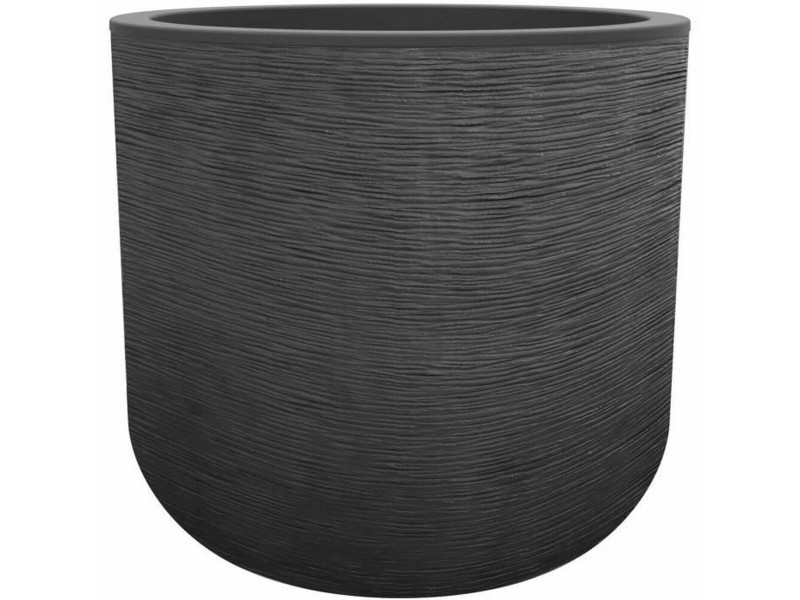 Саксия EDA Сив Пластмаса Кръгъл Ø 40 cm NaN –  BB Саксии