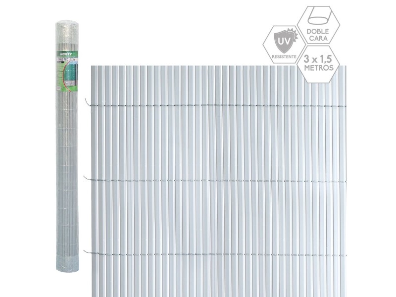 Прегради Сив PVC 3 x 1,5 cm NaN –  BB Декоративни огради