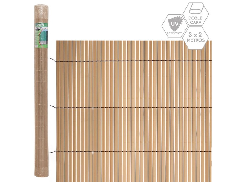 Прегради Кафяв PVC 1 x 300 x 200 cm NaN –  BB Декоративни огради