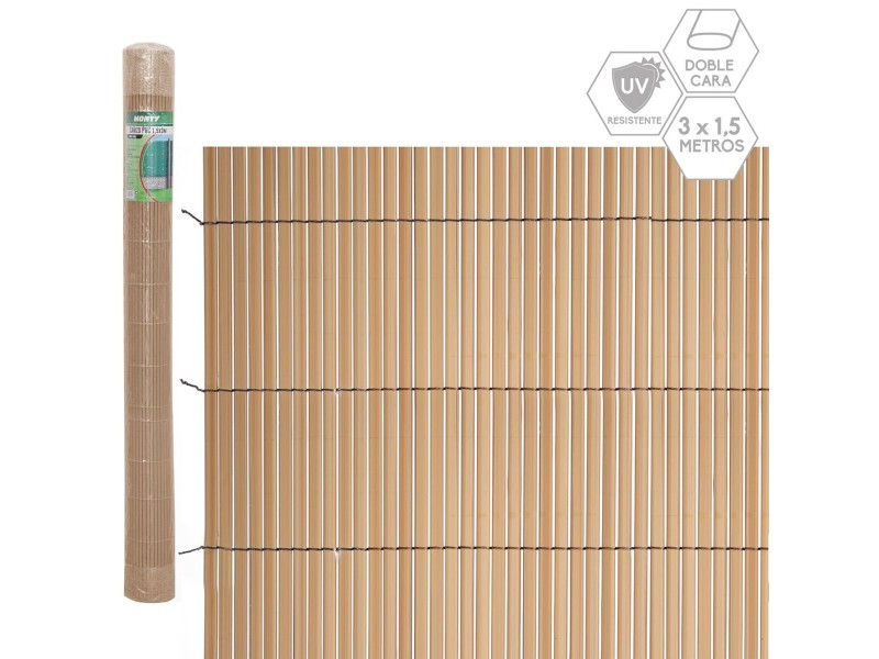 Прегради Кафяв PVC 1 x 300 x 150 cm NaN –  BB Декоративни огради