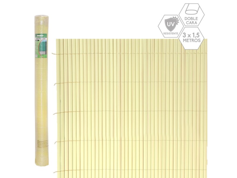 Прегради Бежов PVC 1 x 300 x 150 cm NaN –  BB Декоративни огради