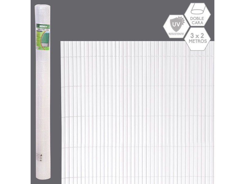 Прегради Бял PVC 1 x 300 x 200 cm NaN –  BB Декоративни огради