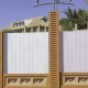 Прегради Бял PVC 1 x 300 x 200 cm NaN –  BB Декоративни огради