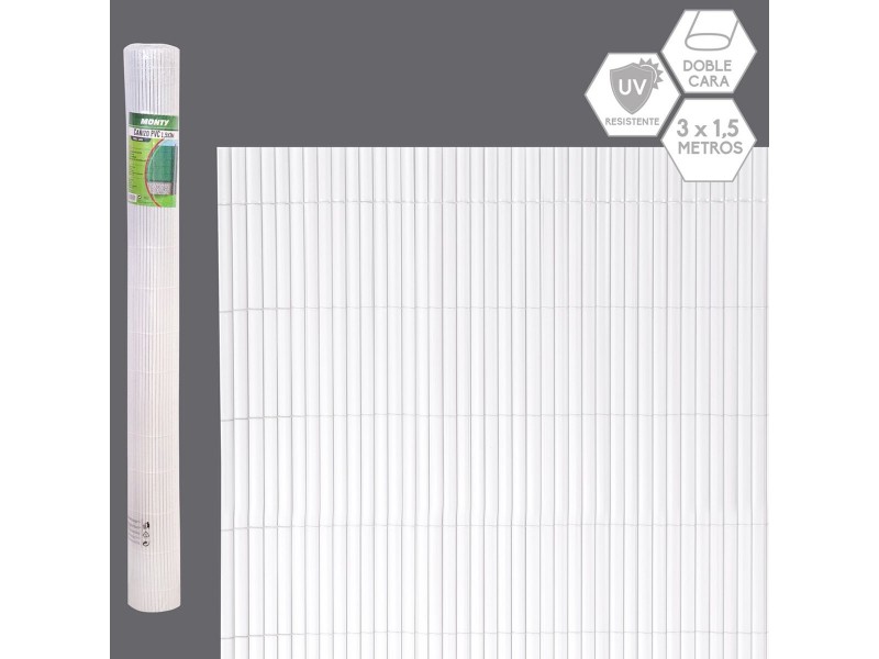 Прегради Бял PVC 1 x 300 x 150 cm NaN –  BB Декоративни огради