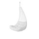 Висящ градински фотьойл Dido Бял Pатан 82 x 84 x 132 cm NaN –  BB Фотьойли