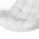 Висящ градински фотьойл Dido Бял Pатан 82 x 84 x 132 cm NaN –  BB Фотьойли