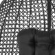 Висящ градински фотьойл Dido Черен 81 x 64 x 111,5 cm NaN –  BB Фотьойли