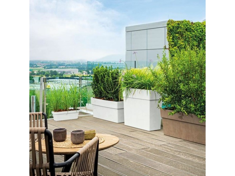 Саксия Deroma Like R Бял NaN –  BB Саксии