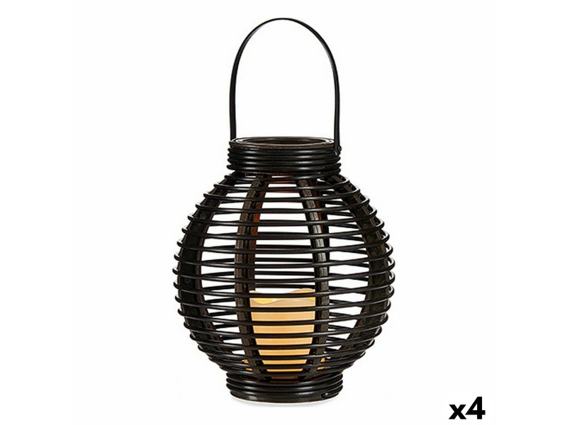 LED Фенер Ibergarden B5004 B5004 Кафяв Пластмаса 21 x 23,7 x 21 cm (4 броя) NaN –  BB Улични лампи