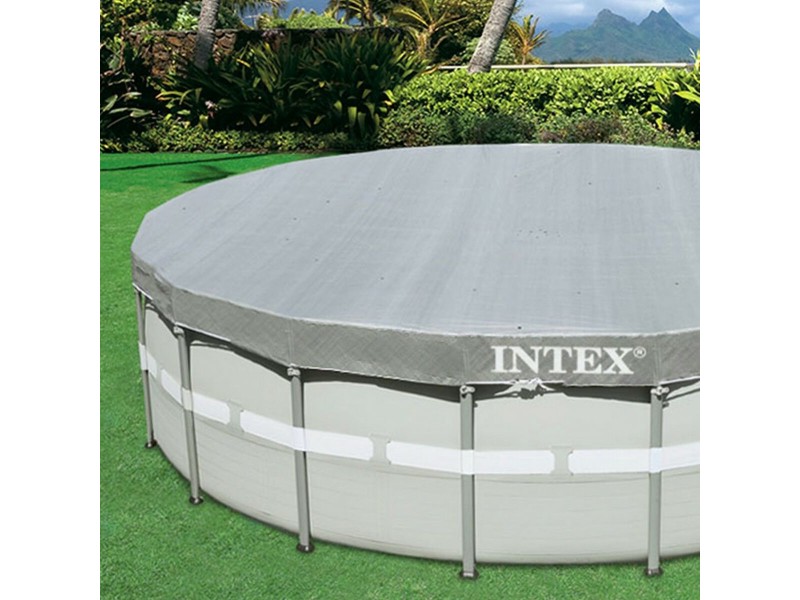 Покривало за плувен басейн Intex 28040 ULTRA FRAME Ø 488 cm 488 x 25 x 488 cm NaN –  BB Калъфи