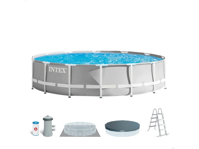 Басейн Подвижен Intex 457 x 107 x 457 cm NaN –  BB Подвижни басейни