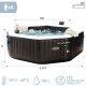 Надуваем СПА Intex 201 x 71 x 201 cm 795 L NaN –  BB Джакузи и СПА