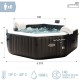Надуваем СПА Intex 218 x 71 x 218 cm 1098 L NaN –  BB Джакузи и СПА