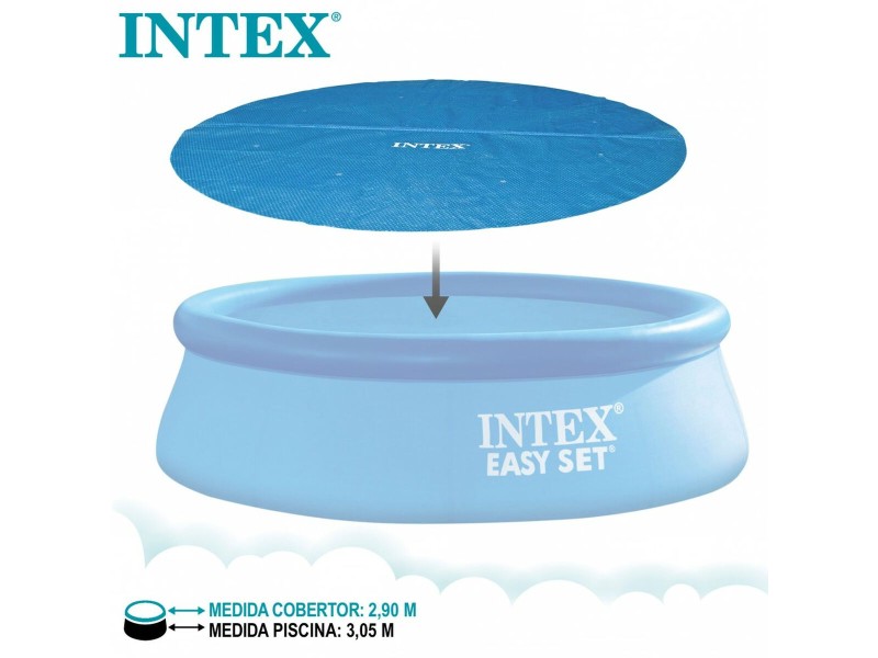 Покривало за плувен басейн Intex 29021 EASY SET/METAL FRAME Син Ø 305 cm 290 x 290 cm NaN –  BB Калъфи