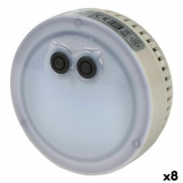 Светлина в басейна Intex 28503 12 x 12 x 6,5 cm Многоцветен (8 броя)