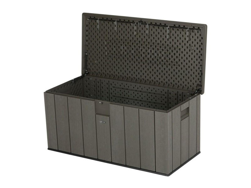 Градински съндък за съхранение Lifetime Кафяв 570 L 150 x 69 x 72 cm Стомана Пластмаса NaN –  BB Градински сандъци