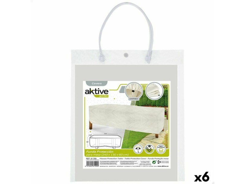 Защитен калъф Aktive Маси полиетилен 240 x 60 x 130 cm (6 броя) NaN –  BB Маси