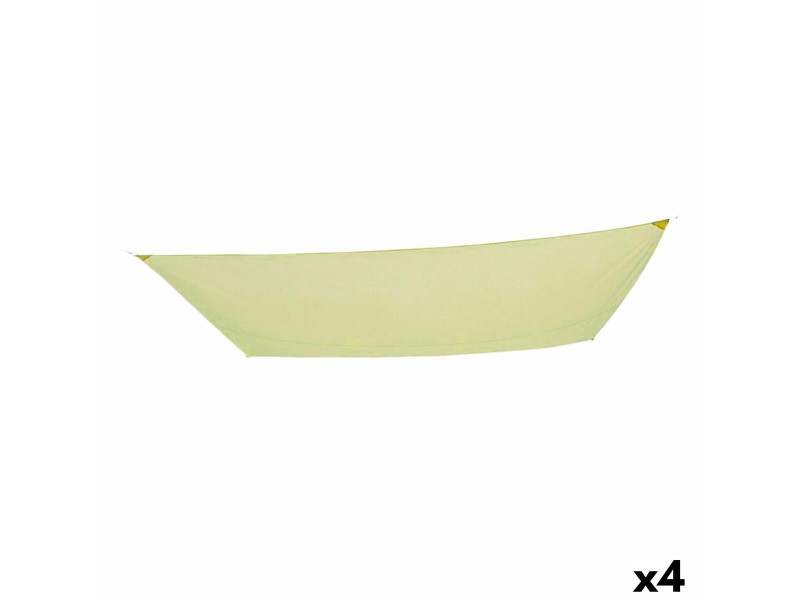 Сянка платна Aktive Триъгълна Сметана 300 x 400 cm (4 броя) NaN –  BB Сянка платна