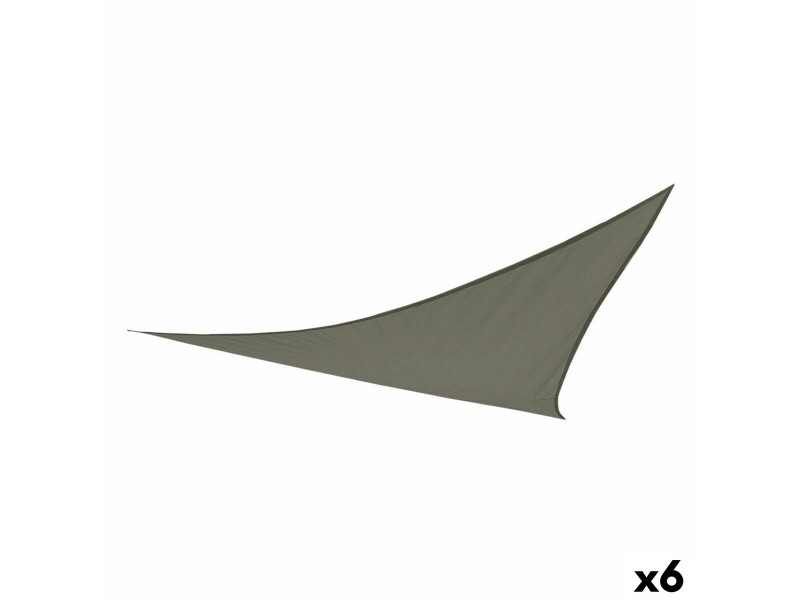 Сянка платна Aktive Триъгълна Сив 360 x 0,5 x 360 cm (6 броя) NaN –  BB Сянка платна