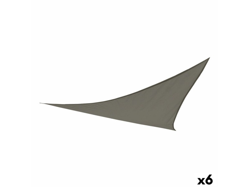 Сянка платна Aktive Триъгълна Сив 360 x 0,5 x 360 cm (6 броя) NaN –  BB Сянка платна
