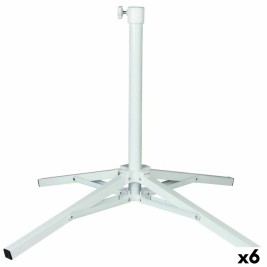 Base pour parapluie Aktive Бял Метал 65 x 60,5 x 65 cm (6 броя)