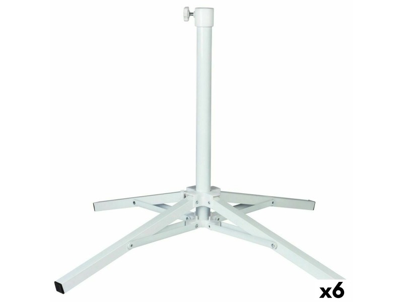 Base pour parapluie Aktive Бял Метал 65 x 60,5 x 65 cm (6 броя) NaN –  BB Основи и подпори за чадъри