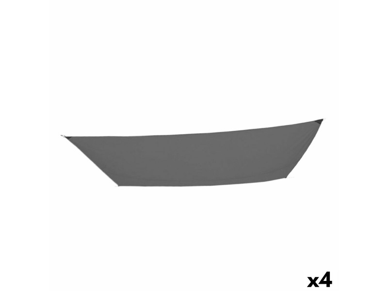 Сянка платна Aktive Триъгълна Сив 300 x 0,5 x 400 cm (4 броя) NaN –  BB Сянка платна