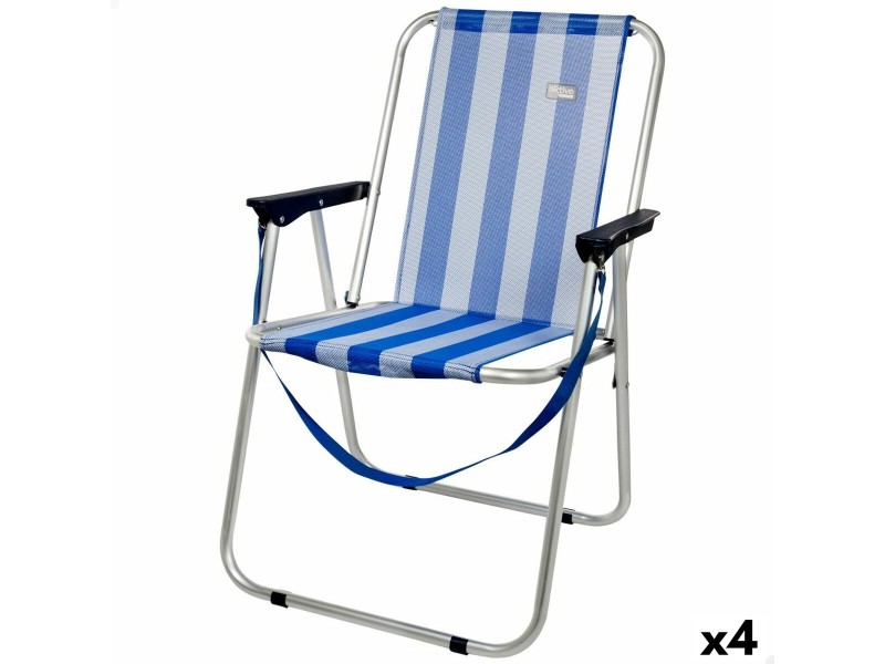 подплатен къмпинг стол Aktive Моряк 44 x 76 x 45 cm (4 броя) NaN –  BB Сгъваеми столове