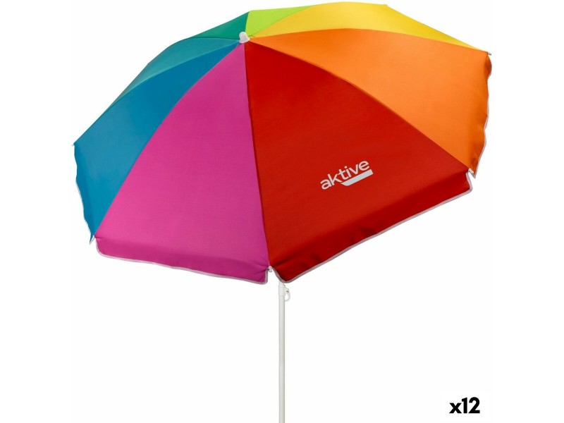 Чадър Aktive Многоцветен 180 x 185 x 180 cm 180 x 180 x 180 cm 180 x 189 x 180 cm (12 броя) NaN –  BB Чадъри